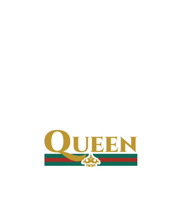 Gucci queen model albastru închis pe tricou