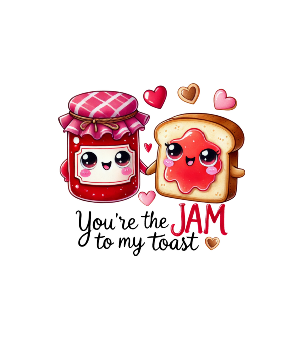Jam to my Toast model nisipiu pe tricou