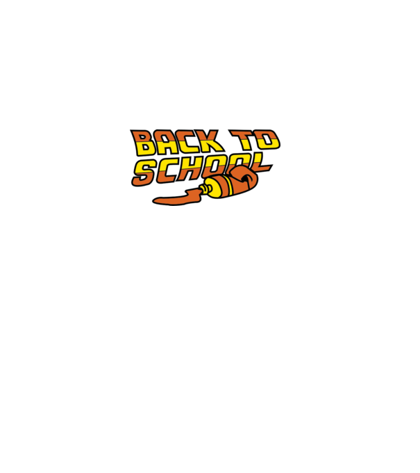Back to school model negru pe tricou