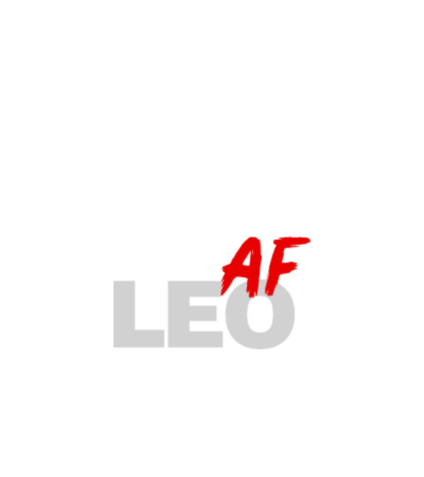 LEO as fuck model negru pe tricou