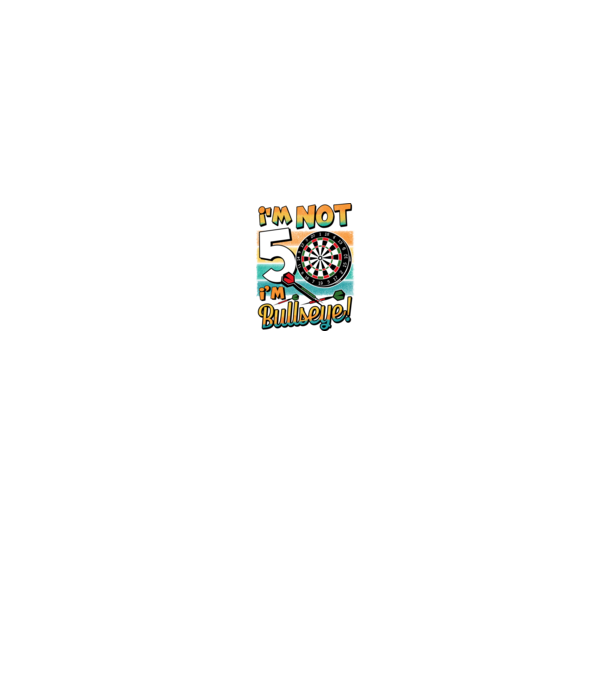 Darts Birthday 50 years old model negru pe tricou