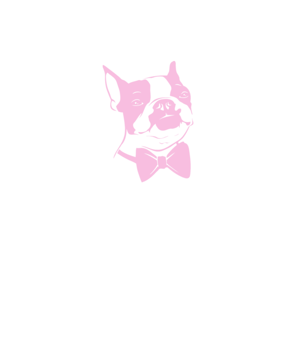 Boston Terrier model gri pe tricou