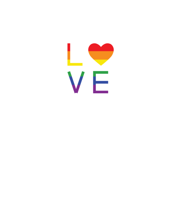 love lgbtq model alb pe tricou