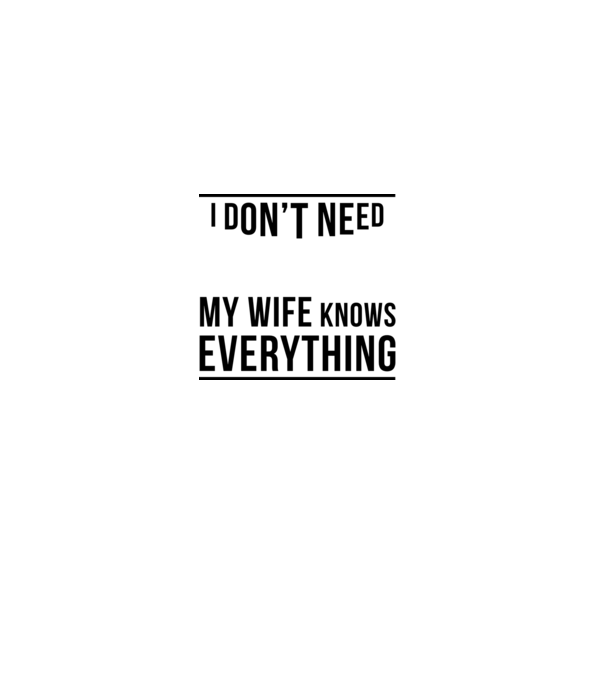 Google wife model negru pe tricou