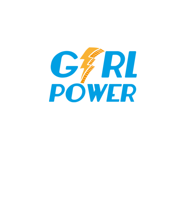 GirlPower model turcoaz pe tricou