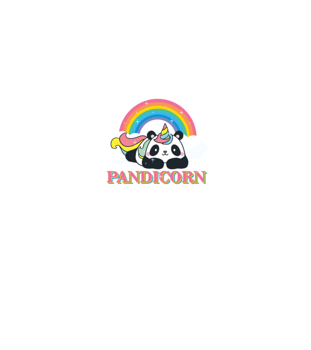 PANDICORN model roz deschis pe tricou