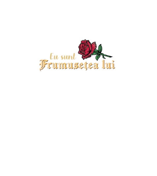 eu sunt frumusețea lui model turcoaz pe tricou