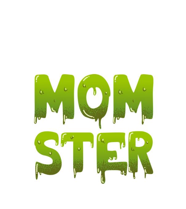 Momster model negru pe tricou