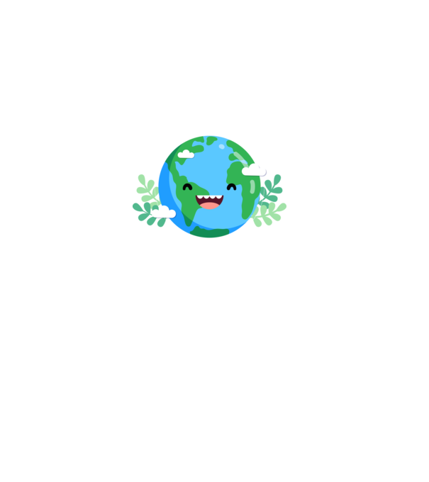 Earth smiley model alb pe tricou