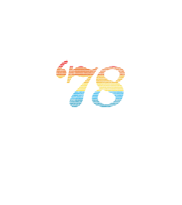 Retro Birthday 1978 model negru pe tricou
