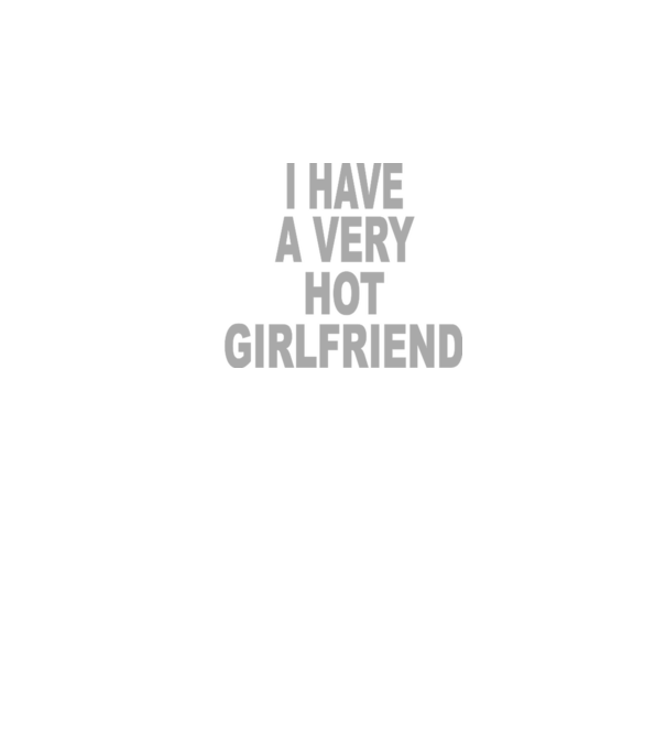 psycHOTic girlfriend model gri închis pe tricou