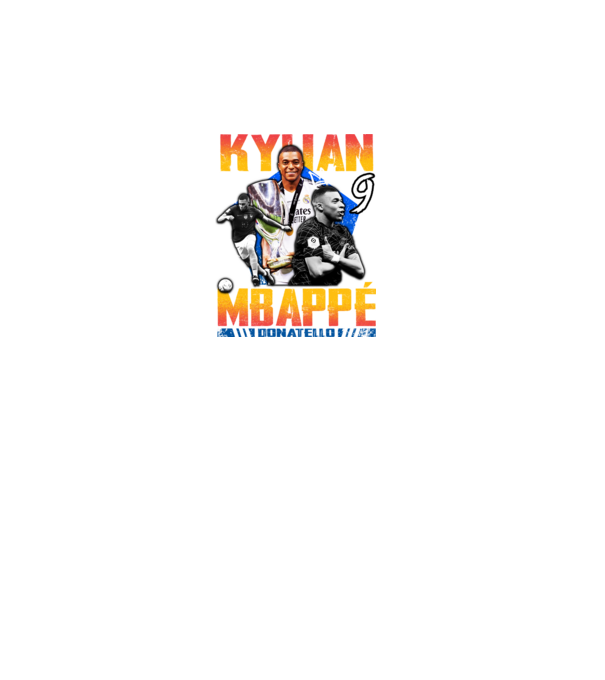 Mbappé tribute model negru pe tricou
