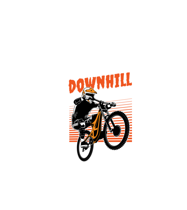 TR Downhill model negru pe tricou