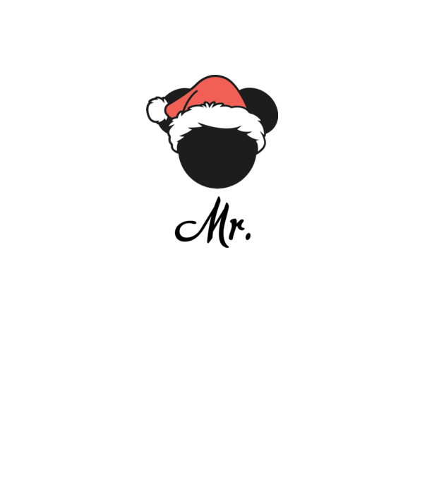 mr christmas model gri pe tricou