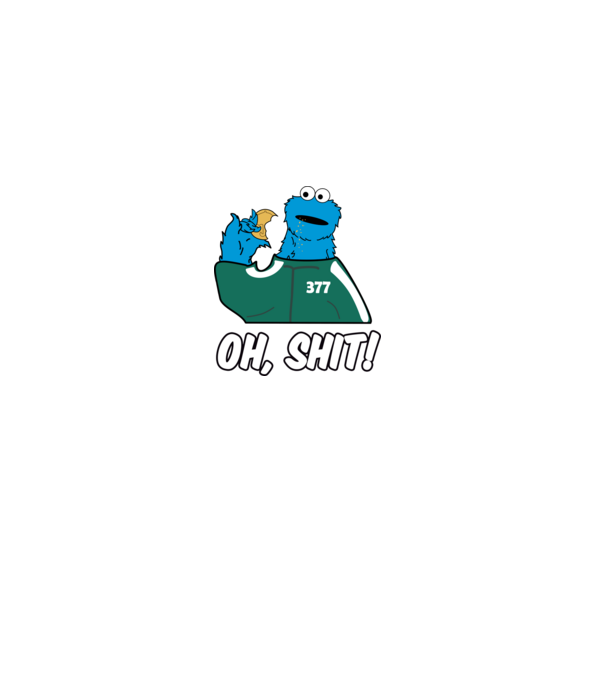 cookie monster squid game parody model gri pe tricou
