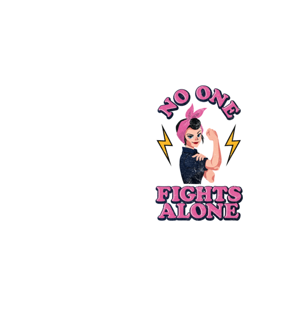 No one fights alone pinup texture model galben neon pe tricou