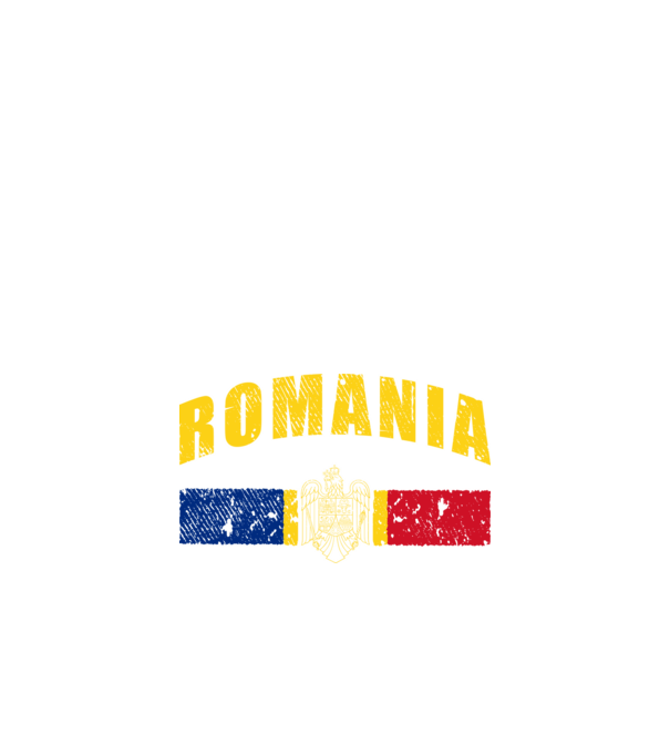 Romania coat of arms model negru pe tricou