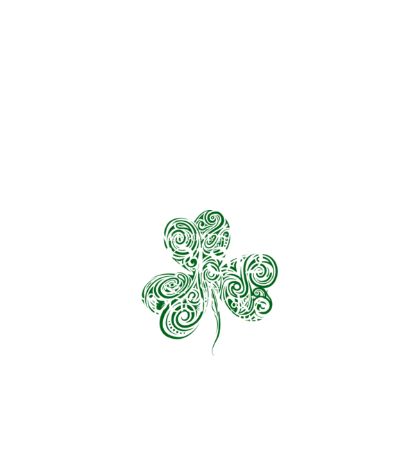 Everyone is irish shamrock model negru pe tricou