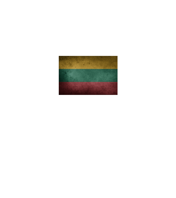LITHUANIA model negru pe tricou