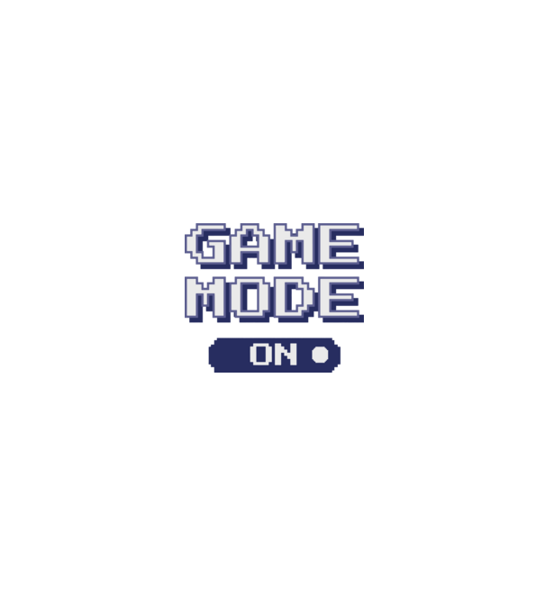Gamer - Game mode on model negru pe tricou
