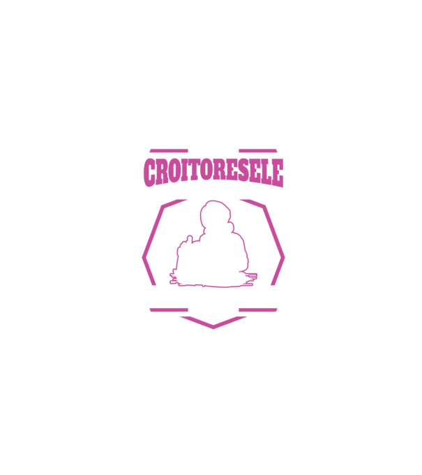 Toate croitoresele martie model negru pe tricou