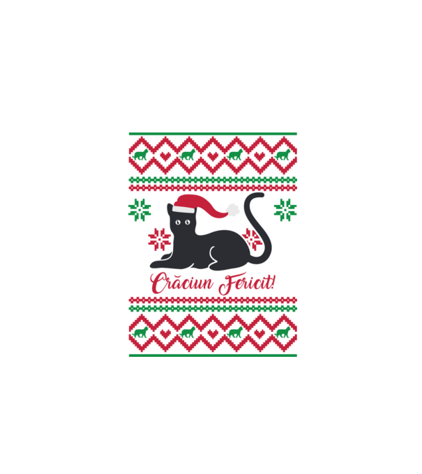 crăciun fericit model alb pe tricou