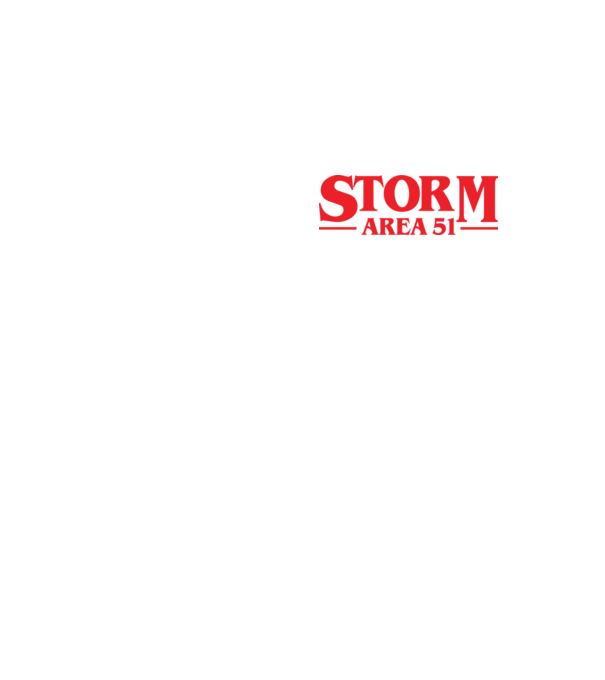 storm area 51 stranger model galben neon pe tricou