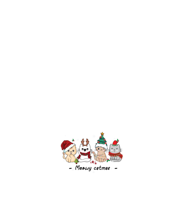 Meowy catmas 2 model albastru deschis pe tricou