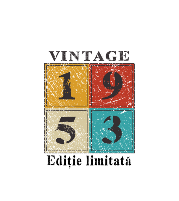 1953 - Ediție limitată model alb pe tricou