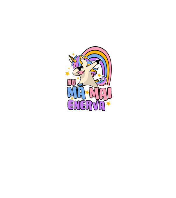 Nu mă mai enerva model negru pe tricou