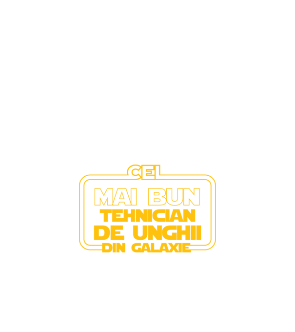 Cel mai bun tehnician de unghii din galaxie model negru pe tricou