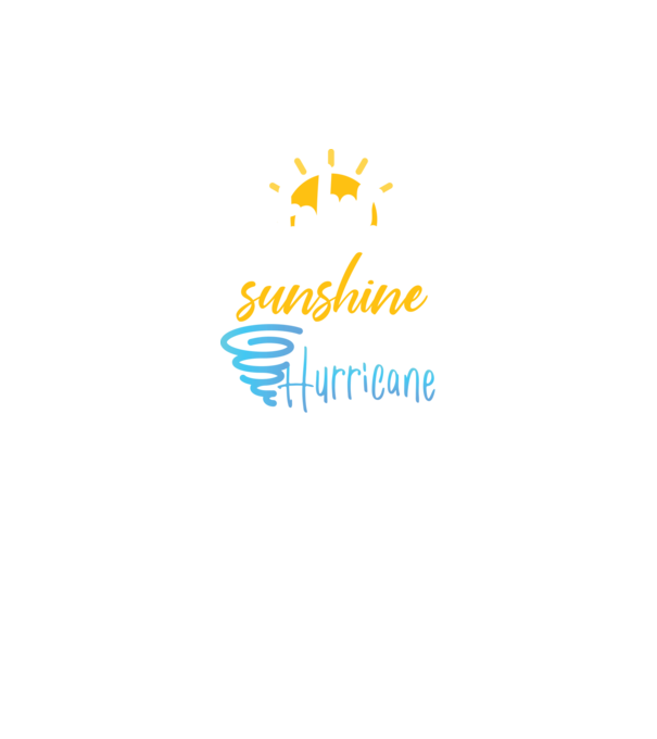 October Girls are Sunshine mixed with a little Hurricane model negru pe tricou