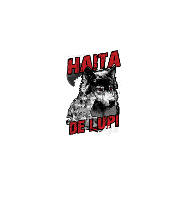 Petrecere de burlac - haită de lupi masculi alfa model negru pe tricou