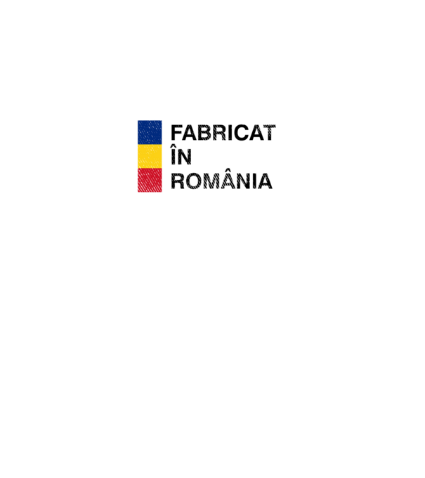 Fabricat în România model negru pe tricou