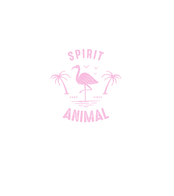 SPIRIT ANIMAL model negru pe tricou