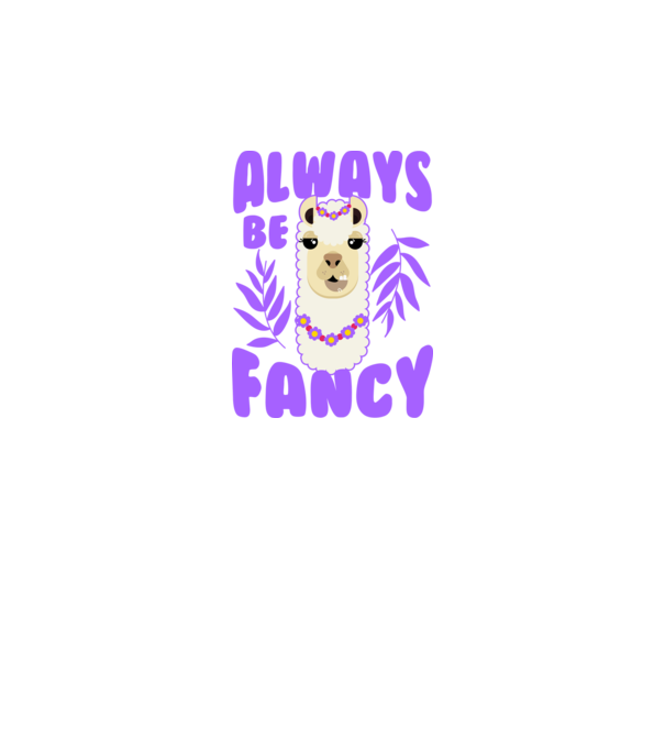 Always be fancy model negru pe tricou