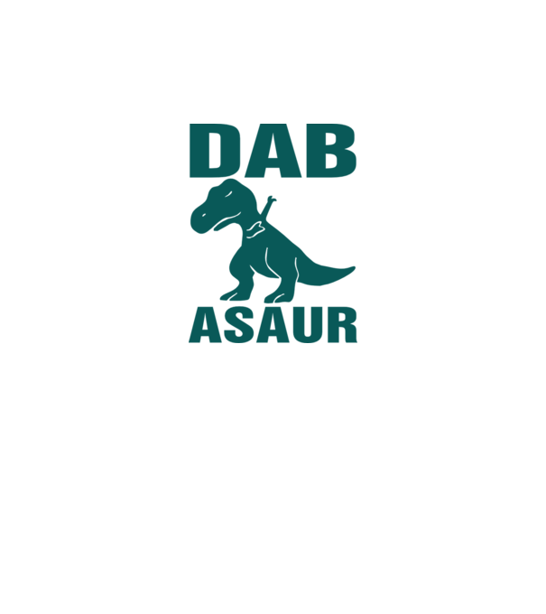 Dabasaur model negru pe tricou