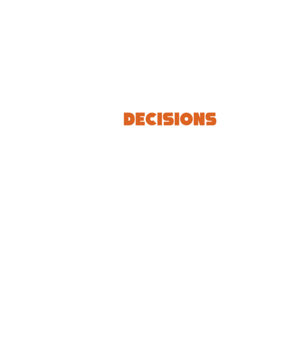 Motiv cuplu I make decisions model negru pe tricou