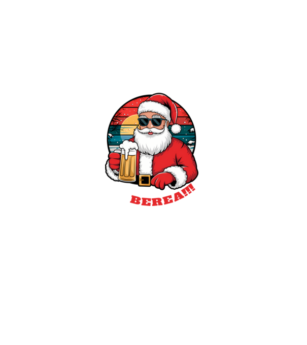Ho ho ține mi berea! Negru model negru pe tricou