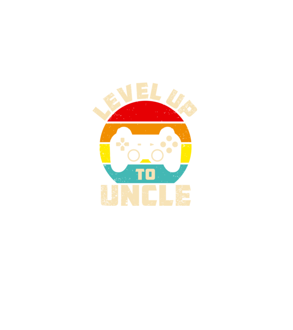Level Up Uncle model negru pe tricou