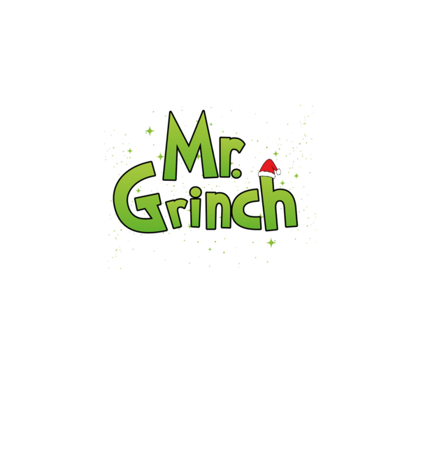 Grinch Family Mr Grinch model negru pe tricou