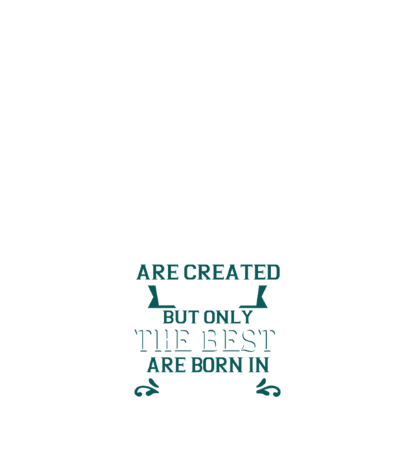 All men created equal but only the beat are born in july model albastru închis pe tricou