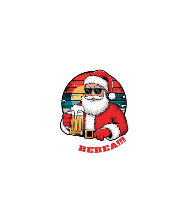 Ho ho ține mi berea! Negru model negru pe tricou