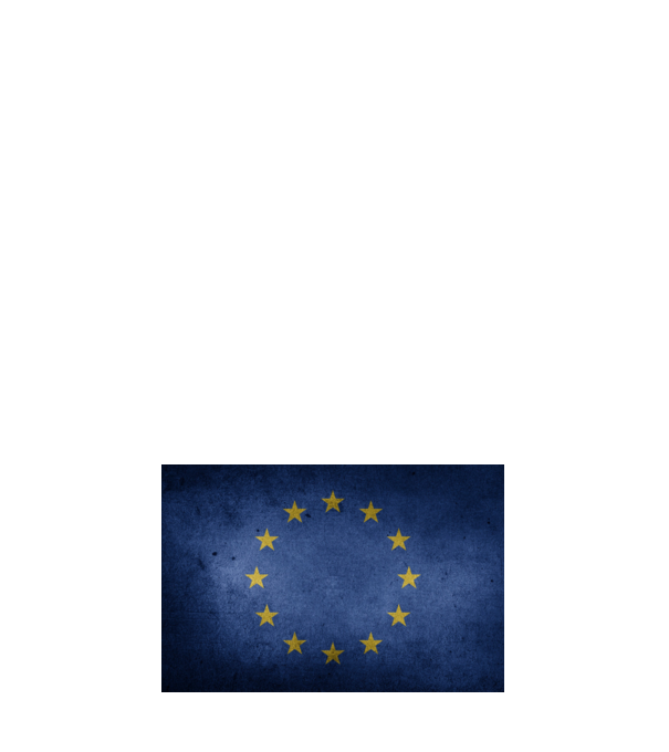 EU model albastru închis pe tricou