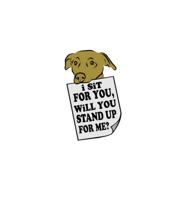 I sit for you model negru pe tricou