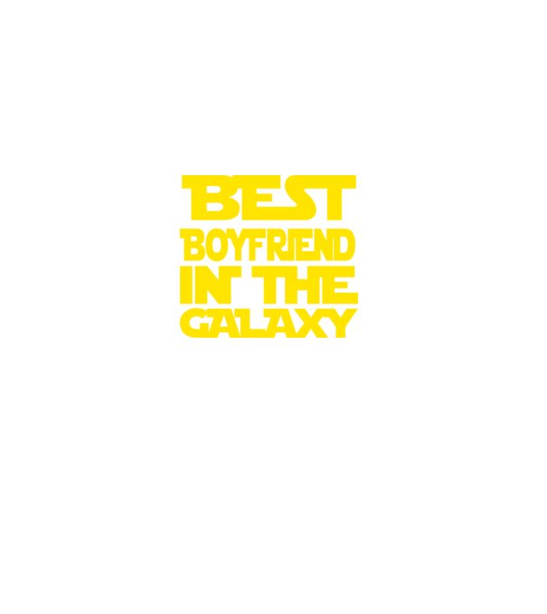 best boyfriend in the galaxy model negru pe tricou