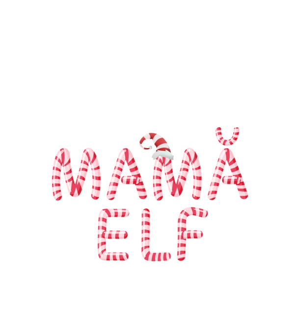 mamă elf model negru pe tricou