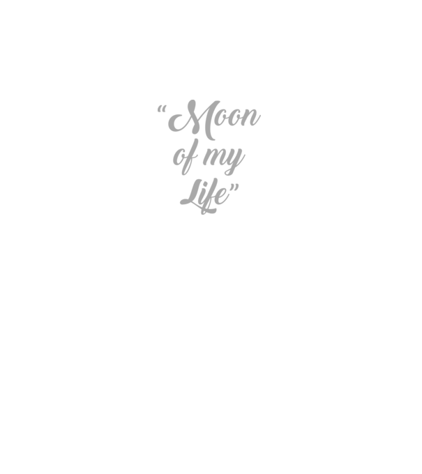 Moon of my life model negru pe tricou