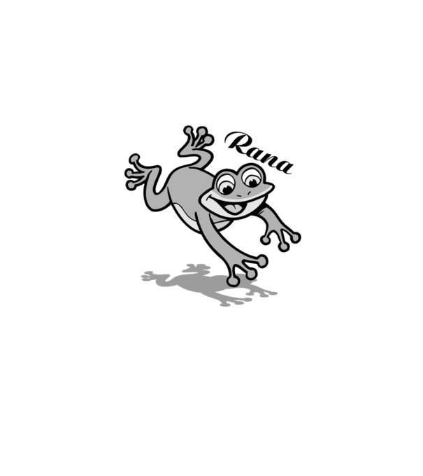 Frog model alb pe tricou