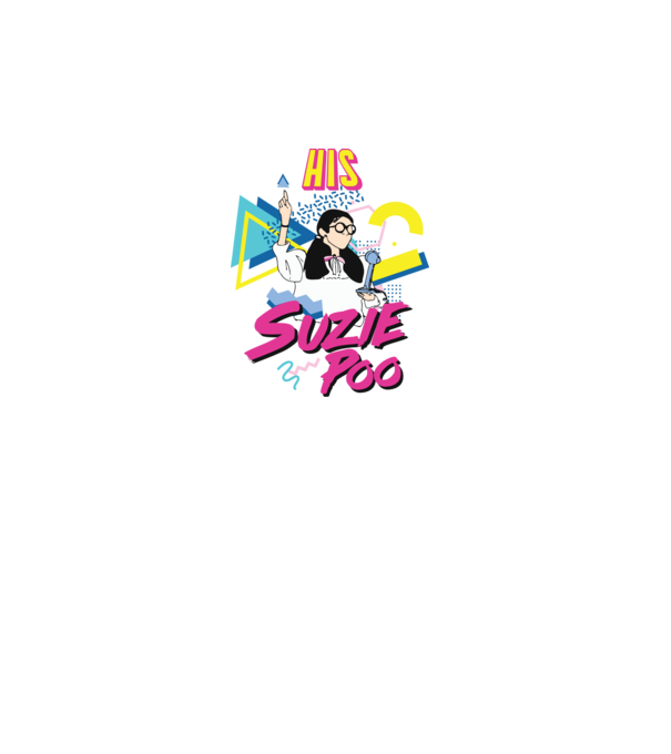 Stranger couple 80s retro Suzie model alb pe tricou